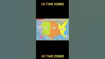 US TIME ZONES MAP, US Map with Time Zones