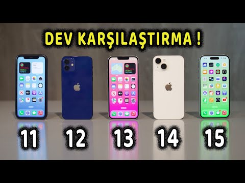 iPhone 15 | iPhone 14 | iPhone 13 | iPhone 12 | iPhone 11 | Karşılaştırma | Test