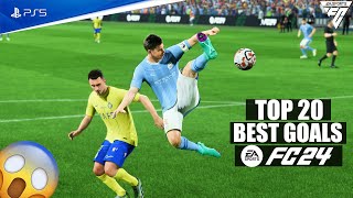 EA FC 24 - TOP 20 GOALS COMPILATIONS #1 | PS5™ [4K60]