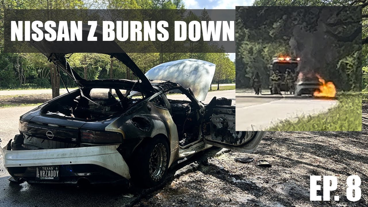New Nissan Z Burst into Flames [RACEBOX Z EP. 8] - YouTube