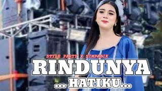 Download Lagu DJ RINDUNYA HATIKU STYLE PARTY X KENDANG KOPLO SIMPATIK ‼️ MP3