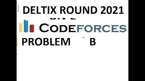DELTIX ROUND 2021 || Problem B || CODEFORCES