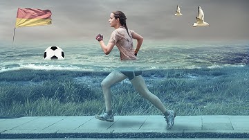 Sport under water effect photo manipulation | photoshop tutorial cs6/cc