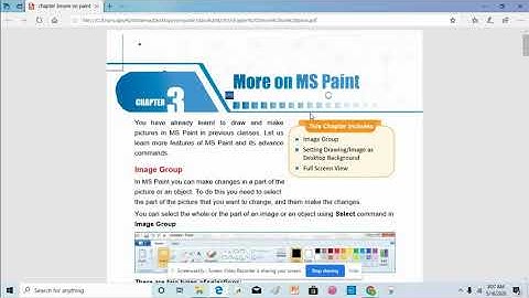Explanation of Image group in MS Paint