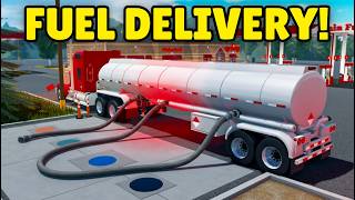 I Delivered Gas to the Brand New Truck Stop in APM | Roblox American Plains Mudding