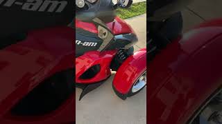 2009 CAN AM SPYDER SM5 SHOWING CODE TRY THIS FIRST