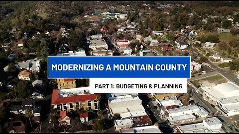 Tuolumne County Wins Its First Ever GFOA Award With User-Friendly Budgeting Software