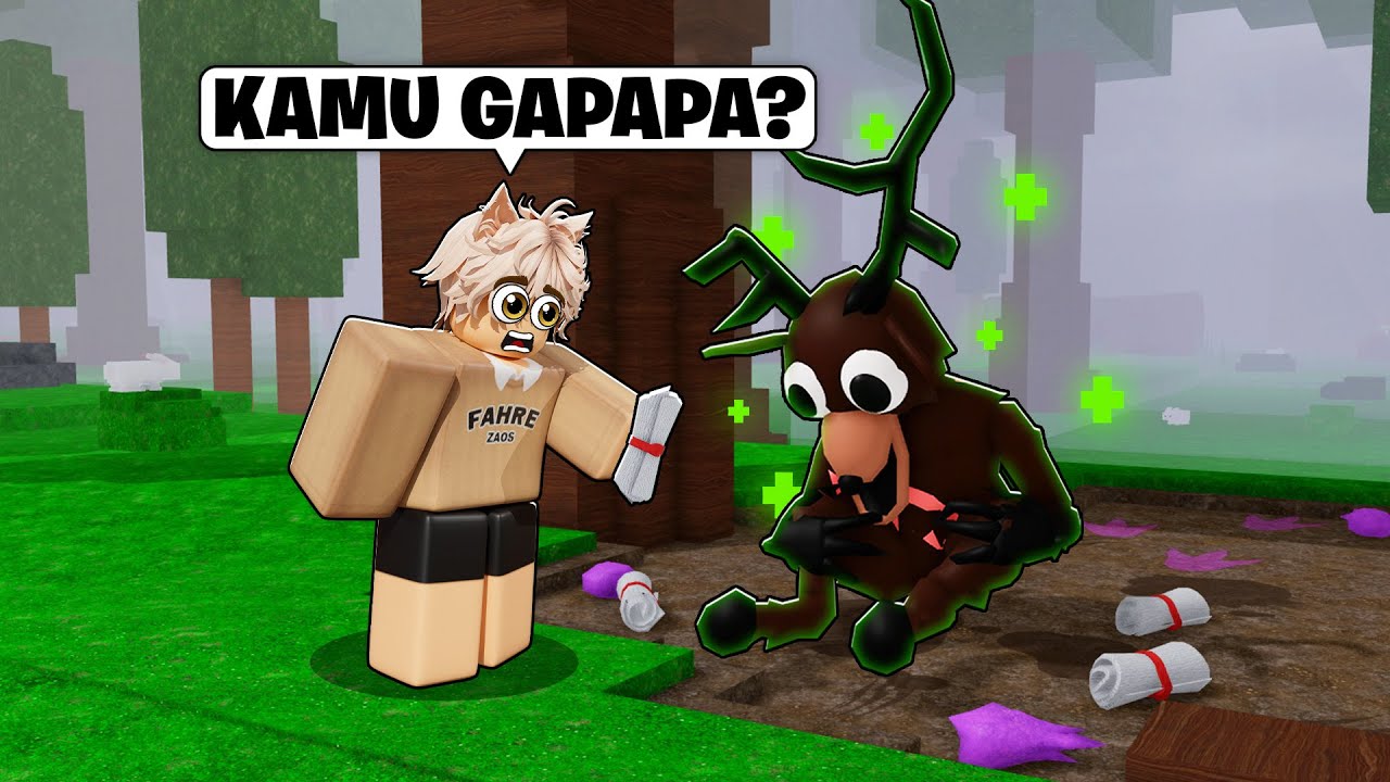 AKU SELAMATKAN MONSTER RUSA YANG SAKIT DI 99 NIGHT IN THE FOREST ROBLOX