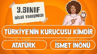 3.SINIFLAR İÇİN BİLGİ YARIŞMASI  ✍: Türkçe ve Hayat Bilgisi TESTİ ! | Eğlenceli Bilgi Soruları