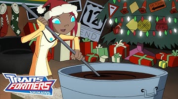 How Optimus Saved Christmas | Human Error Part 1, 2 | Transformers: Animated | Transformers Official