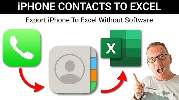 Export iPhone Contacts to Excel - Step by Step Tutorial