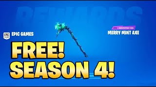 How To Get MINTY PICKAXE for FREE in Fortnite! (Chapter 5 Season 4)!