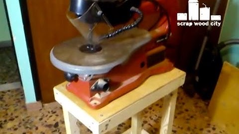 Super easy DIY scroll saw table