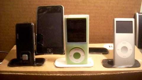 Homemade ipod dock