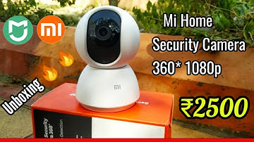 Mi Home Security Camera 360° 1080p Unboxing | Vishnu Gaming/Tech