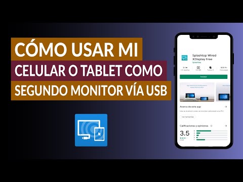Cómo Usar mi Celular o Tablet como Segundo Monitor de PC vía USB