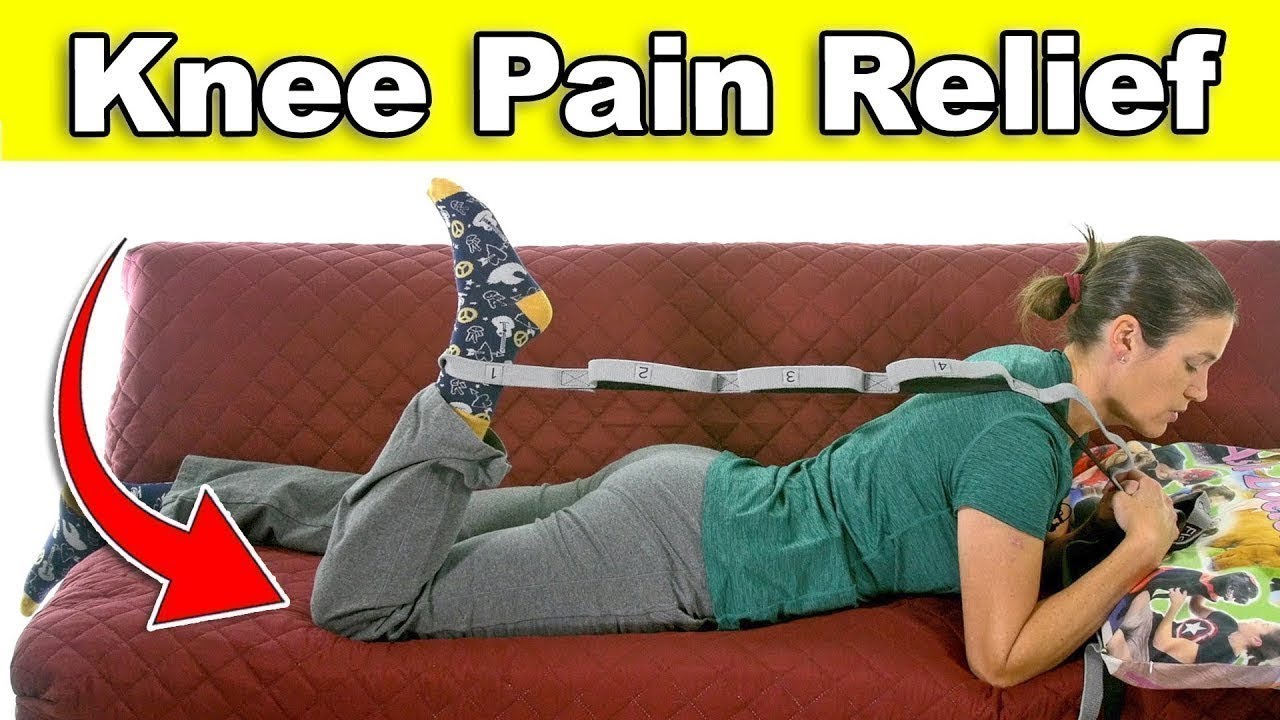 Best Knee Pain Relief Stretch Realtime Routine YouTube