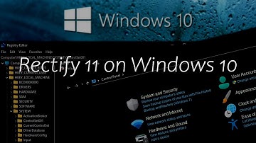 Installing Rectify11 on windows 10 | It