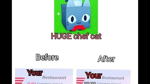 How easily get Huge Chef Cat in Pet Simulator X