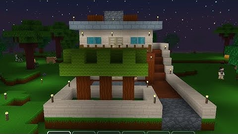 Block Craft 3D: "Garden House build Tutorial" 🏡