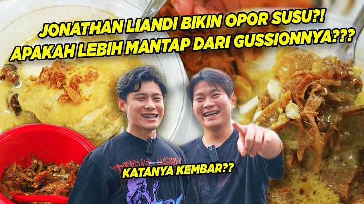 NYOBAIN OPOR SUSU JONATHAN LIANDI!! BANYAK YG BELI SAMPE DITUTUP 2 HARI GARA2 KECAPEAN!! #kuliner