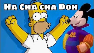 HA CHA CHA Mortimer Mouse vs Homer- Meme Mentom