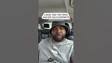 Take That Good Man Off Child Support! #childsupportisfraud