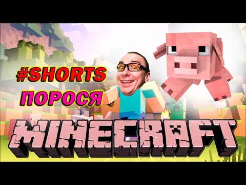 MINECRAFT - ЭТО ПОРОСЁНОК ИЛИ СВИНЬЯ? ТОП ИГРА ДЛЯ ЛЮБОГО ПК, КАК ИГРАТЬ В ЭТО ВООБЩЕ? ОХОТА #SHORTS