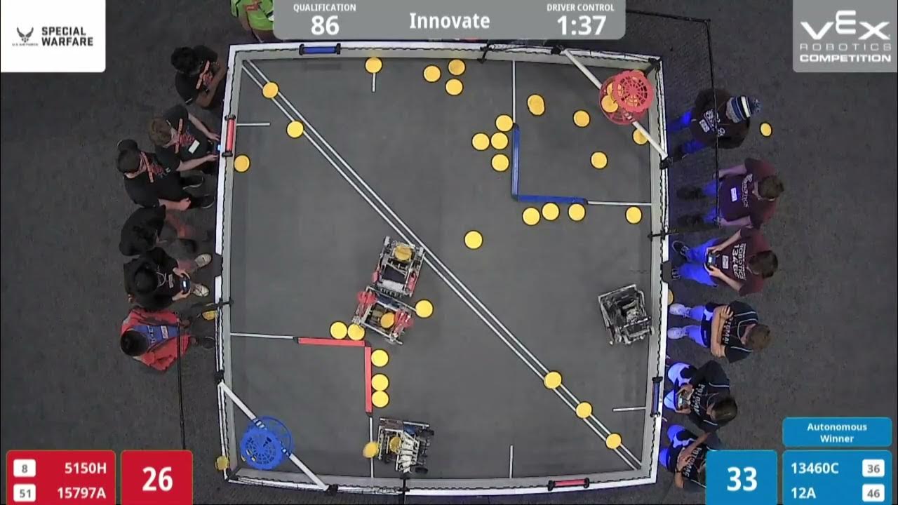 Vex Spin Up Qualification 86 Worlds 2023 YouTube