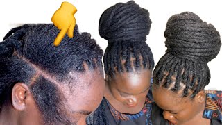 The Easiest And Quick How To Install Artificial Dreadlocks Natural Protective Hairstyle