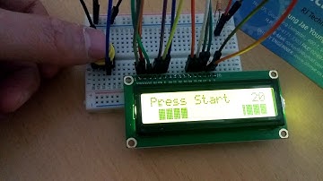 Arduino Uno 로 QAPASS 1602A 캐릭터 LCD를 사용해서 점프게임 만들어 보기