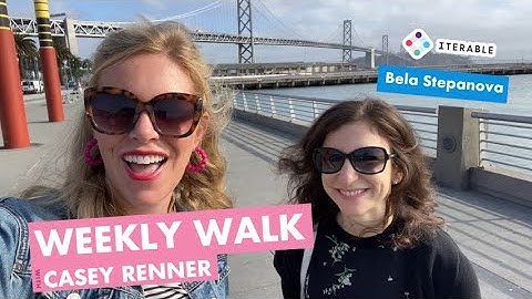 Weekly Walk with Bela Stepanova, VP Product at Iterable