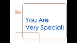 サムネイル画像は https://www.youtube.com/watch?v=WtHxG9ofF-s からの引用です。 You are Very Special!
