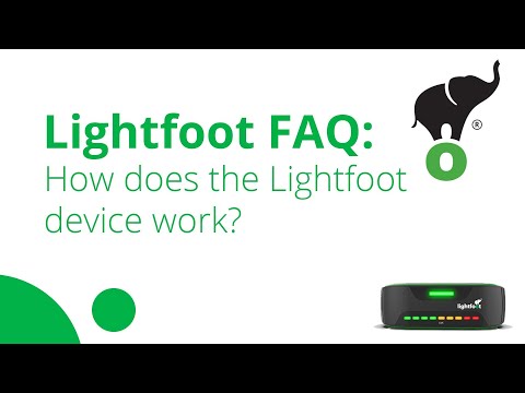 FAQ: How does the Lightfoot device work?