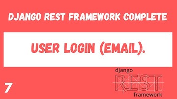 Authenticate a user. Get JWT Access Token. Django Rest Framework complete tutorial.#7