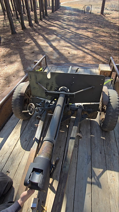 .308 sub-caliber rifle for 37mm M3 anti-tank gun #military #gun #ww2 #weapons #army