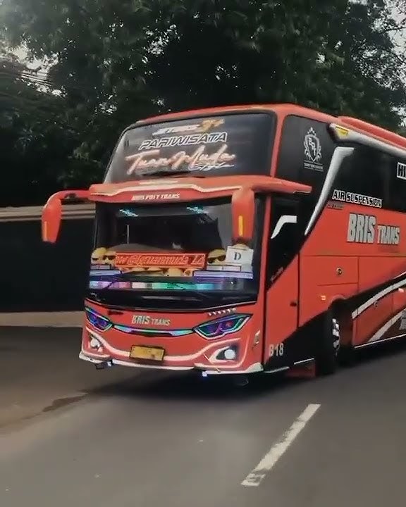 story wa bus BRIS TRANS'tuan muda telolet basuri?? 😱