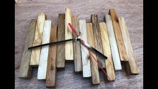 DIY Rustic Clock from Pen Turning Blanks