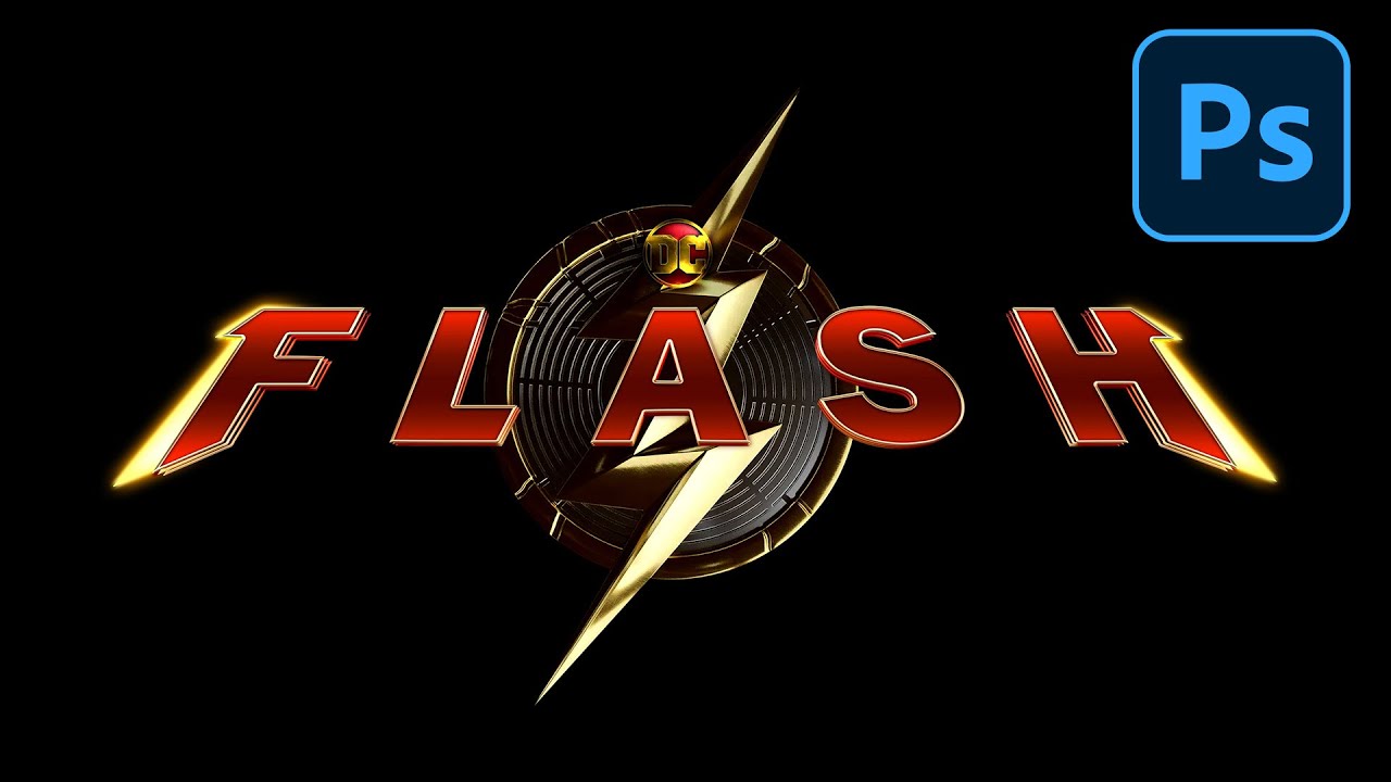 THE FLASH | Text Movie | Texto con PHOTOSHOP (TuToRiaL) - YouTube