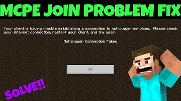 ​😱 MCPE Multiplayer Connection Failed FIX | How To Fix MCPE Join Problem
