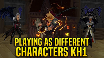 Kingdom Hearts 1 - Playing as Different Characters (Cloud, Sephiroth, Xemnas & More!)