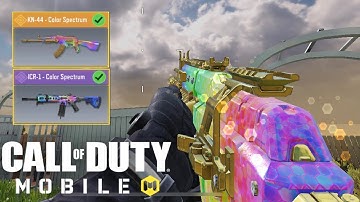 *NEW* Spectrum Draw Redux Unboxing | KN-44 & ICR-1 "Color Spectrum" Unlocked + Gameplay | COD Mobile