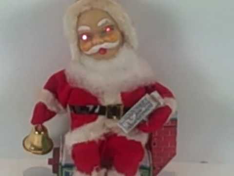 battery operated santa claus