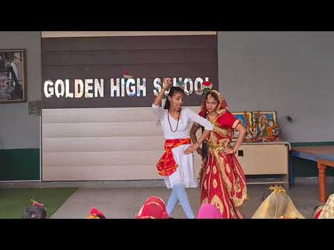 Dance on Kyu khadi khadi tu hale re gora    Best dance for shivratriGolden school