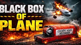 BLACK BOX OF PLANE important cockpit voice recorder