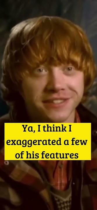 Alan Rickman CAUGHT Rupert Grint Drawing an Ugly Picture of Him