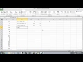 Excel 2010: Percentiles and Quartiles Using Formulas