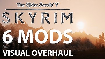 Skyrim – 6 Mods Visual Overhaul feat. Skyrim Enhanced Shaders NLA ENB Graphics Comparison