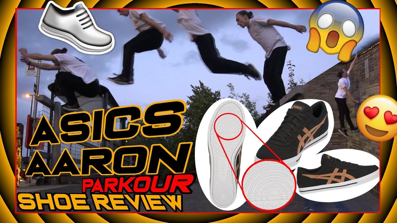 Kwadrant Onbekwaamheid Gladys CRAZY GRIP - New Best Parkour Shoe - Asics Aaron Shoe Review & Test -  YouTube