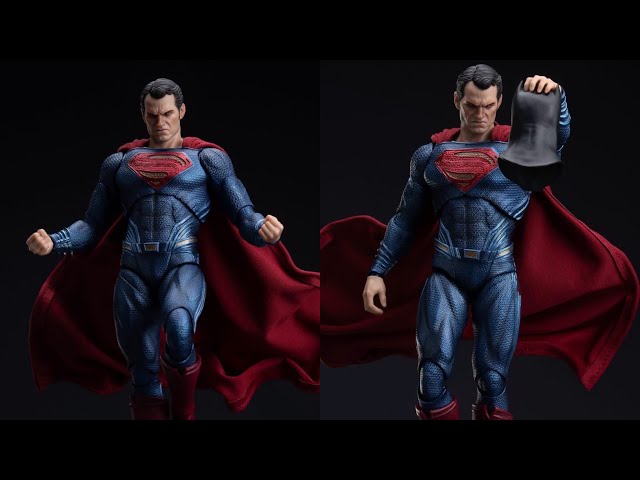 New Superman Bvs action figure 1/12 Inart fully revealed - YouTube